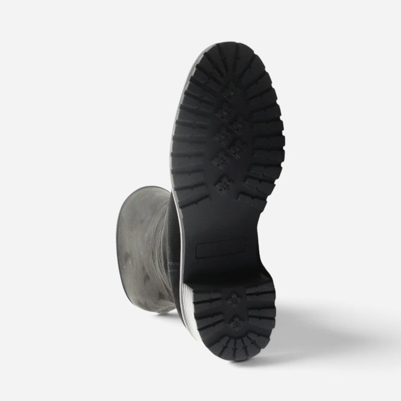 Isen Waterproof Black Suede