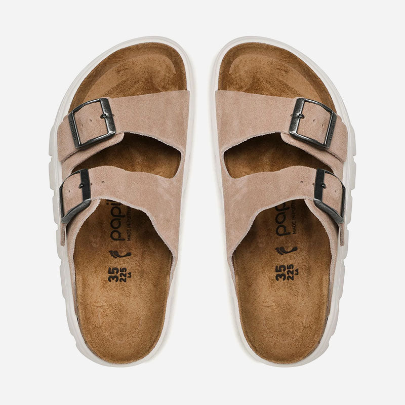 Arizona Chunky Warm Sand Suede Leather Narrow