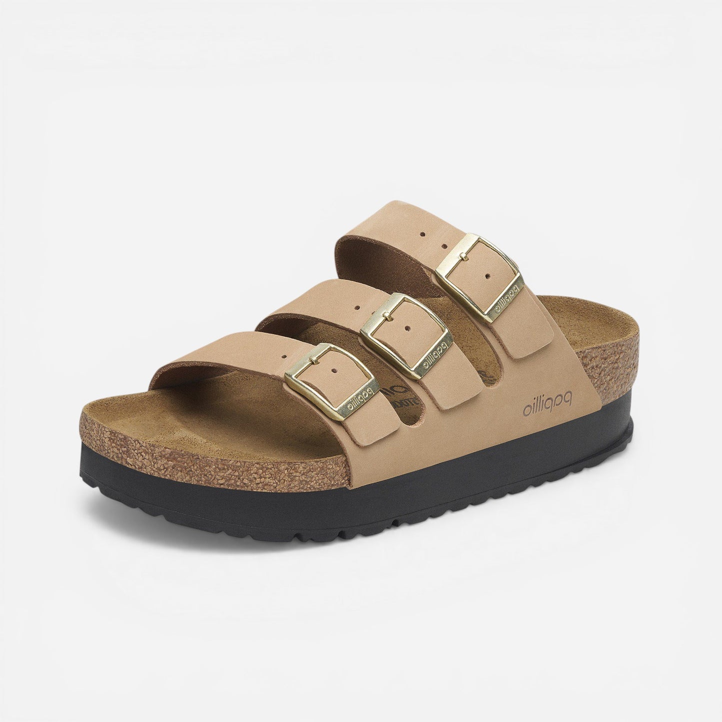 Florida Flex Platform Sandcastle Nubuck Leather Narrow