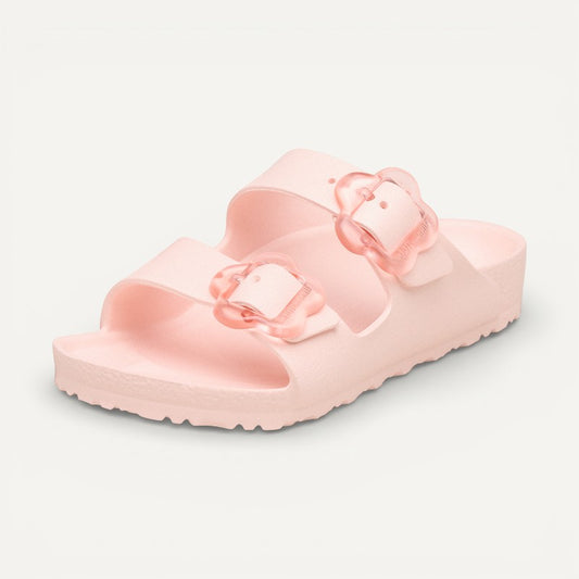 Arizona Kid's Eva Flower Buckle Light Trose Narrow
