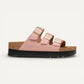 Florida Flex Platform Pink Claey Nubuck Leather Narrow