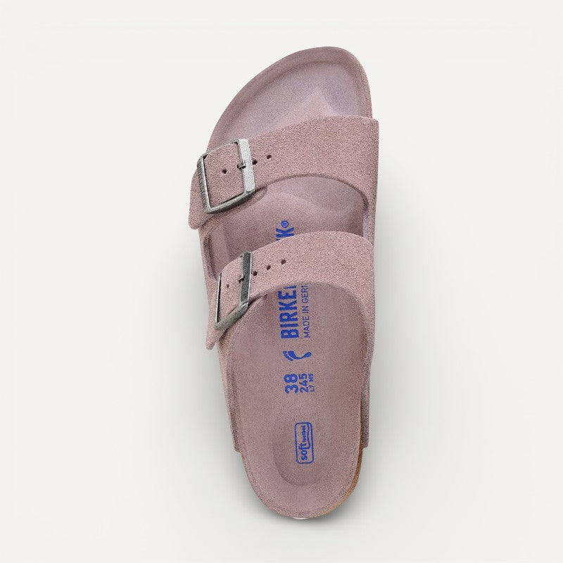 Arizona Soft Footbed Faded Purple Suede Leather Narrow