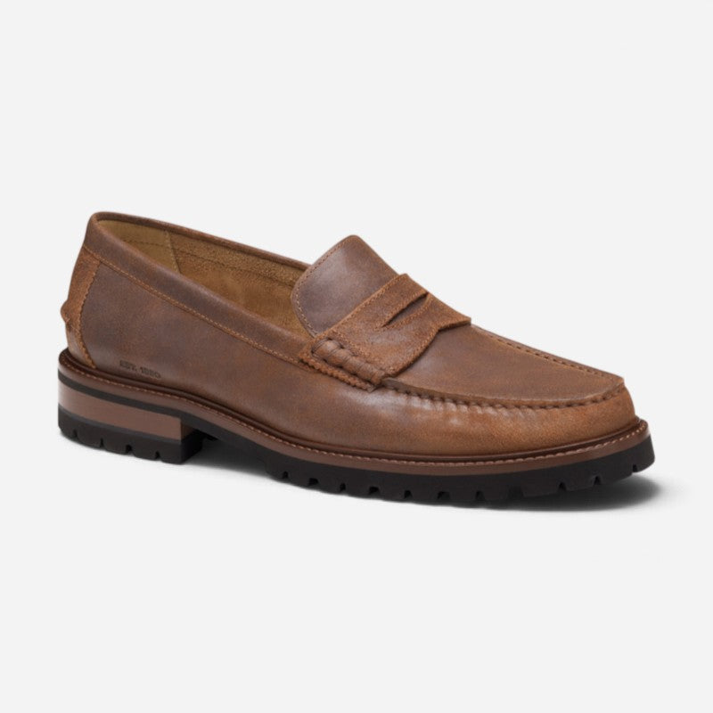 Men's Collier Penny Loafer Brown Leather