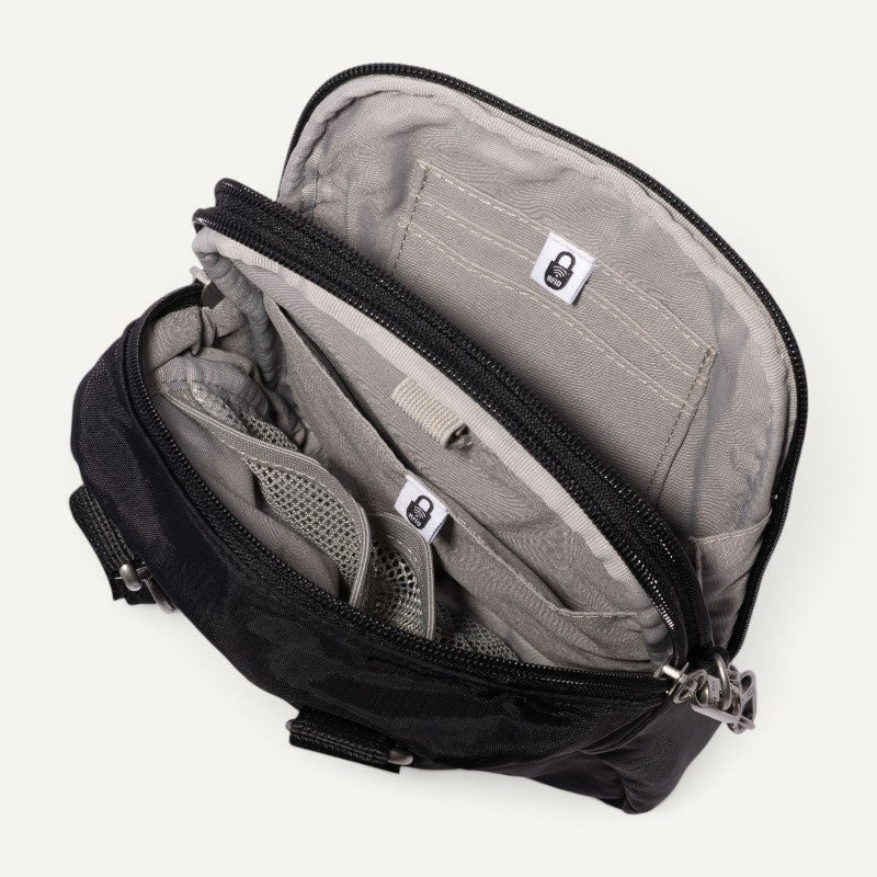 Securtex Anti-Theft Mini Everything Crossbody Black