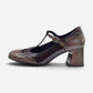 Dacy T-Strap Cafe/Burdeos