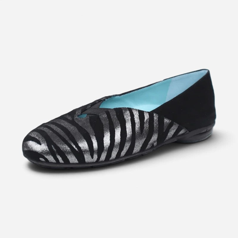 Grace 7410Mp Grey Suede Metallic Zebra