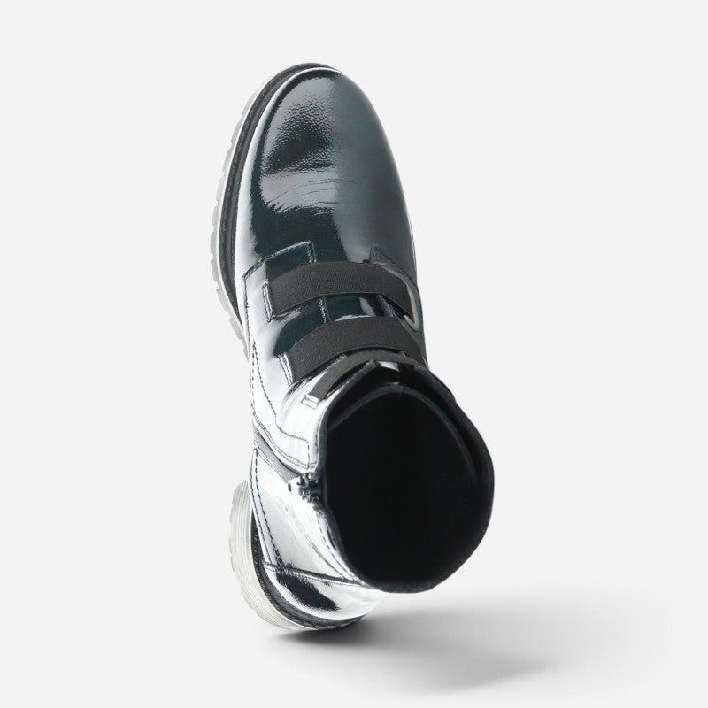 Indie Waterproof Dark Green Patent