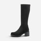 Isen Waterproof Black Suede