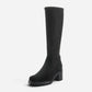 Isen Waterproof Black Suede