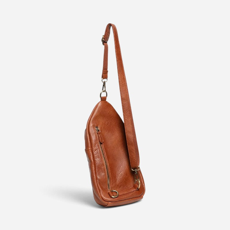 Jas Medium Sling/Crossbody Cognac
