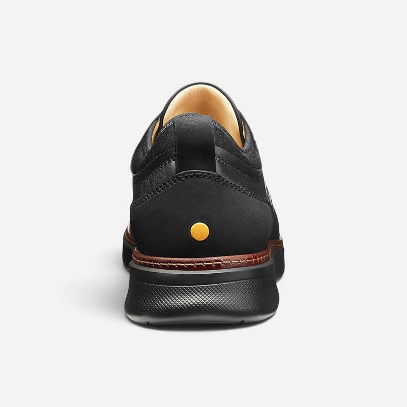 Men's Rafael Lace Up Black Leather/Black Sole