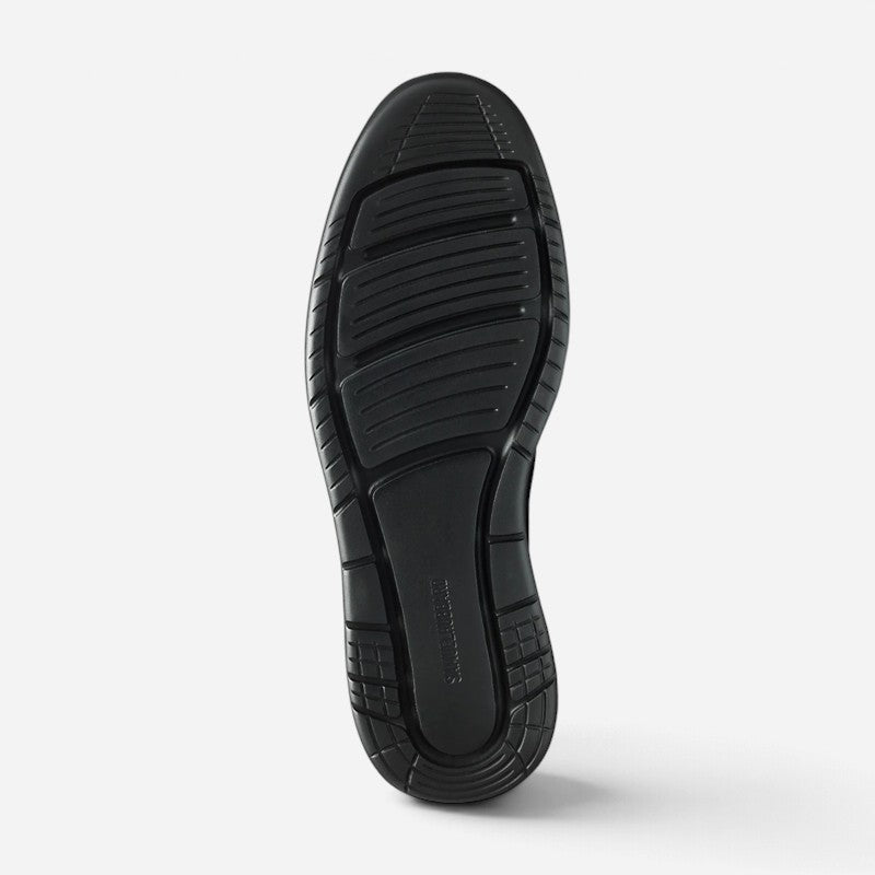Men's Rafael Lace Up Black Leather/Black Sole