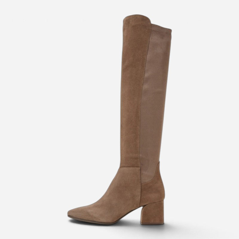 Brandice Taupe Suede