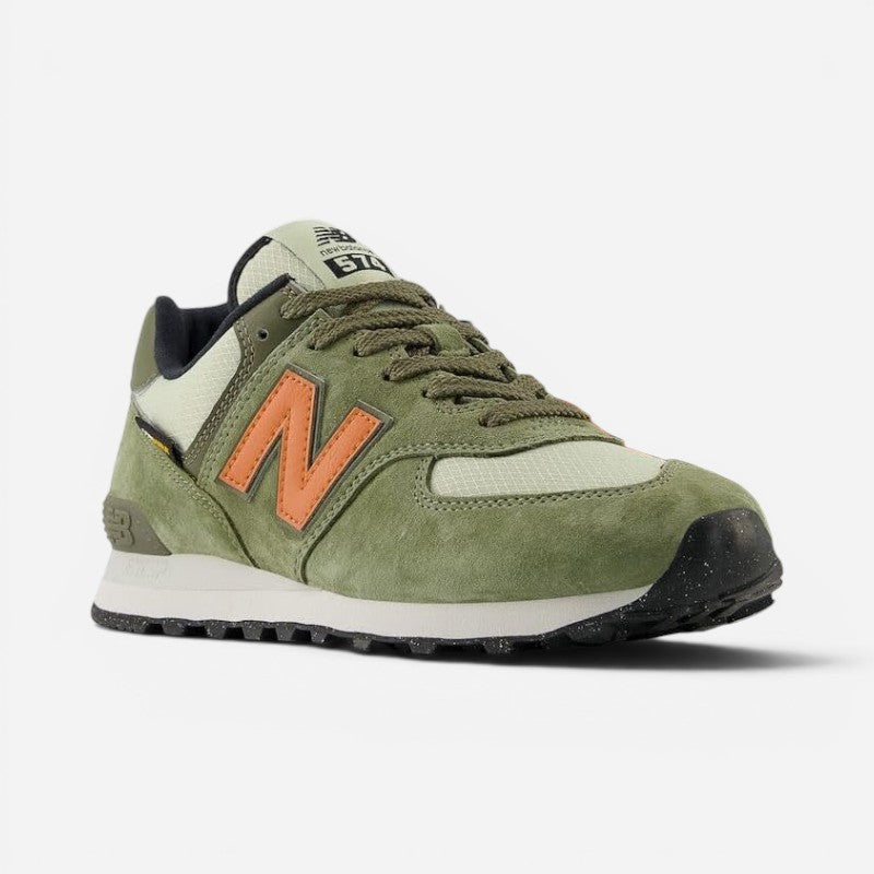 Unisex 574 V2 Dark Olivine/Infield Clay/Black