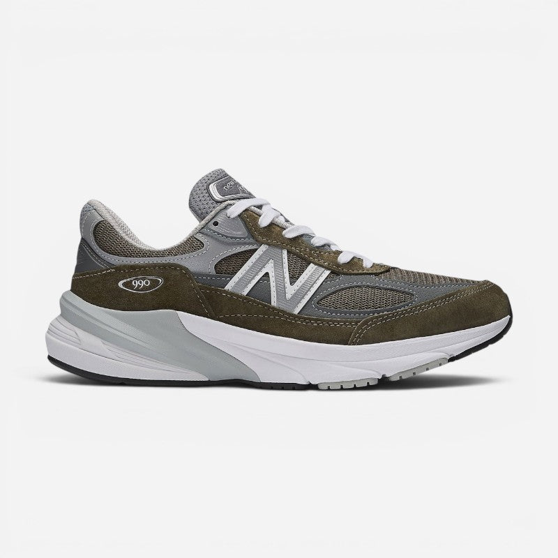 Unisex 990 V6 Olive/Grey