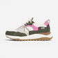 Akilah 01 Olive/Crema/Pink