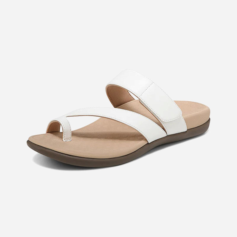 Morgan White Leather