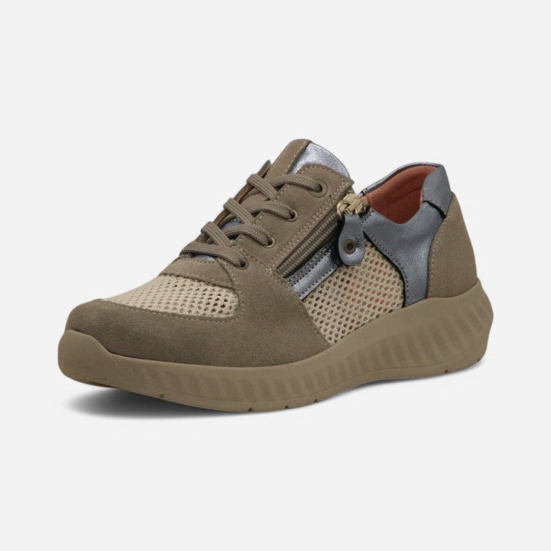 Bilbao Zip Sneaker Grey/Blue