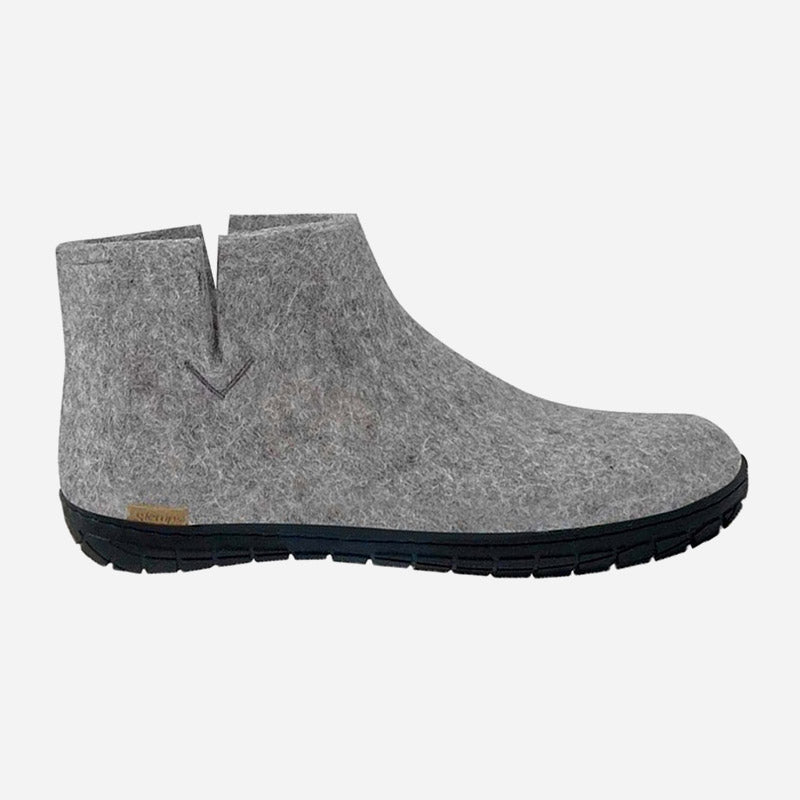 Low Boot Grey Rubber