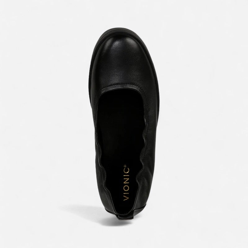 Uptown Ballet Black Leather