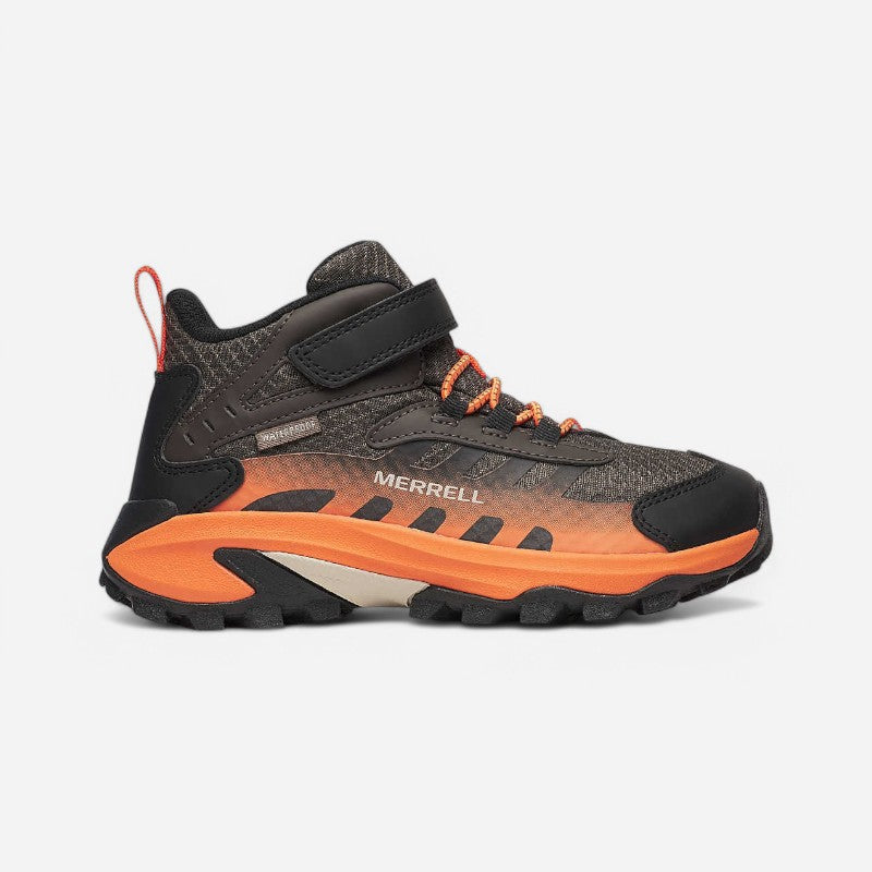 Kid's Moab Speed 2 Mid A/C Waterproof Gunsmoke/Orange