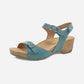 Tricia Blue Milled Burnished