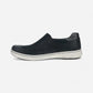 Trent Black Burnished Suede