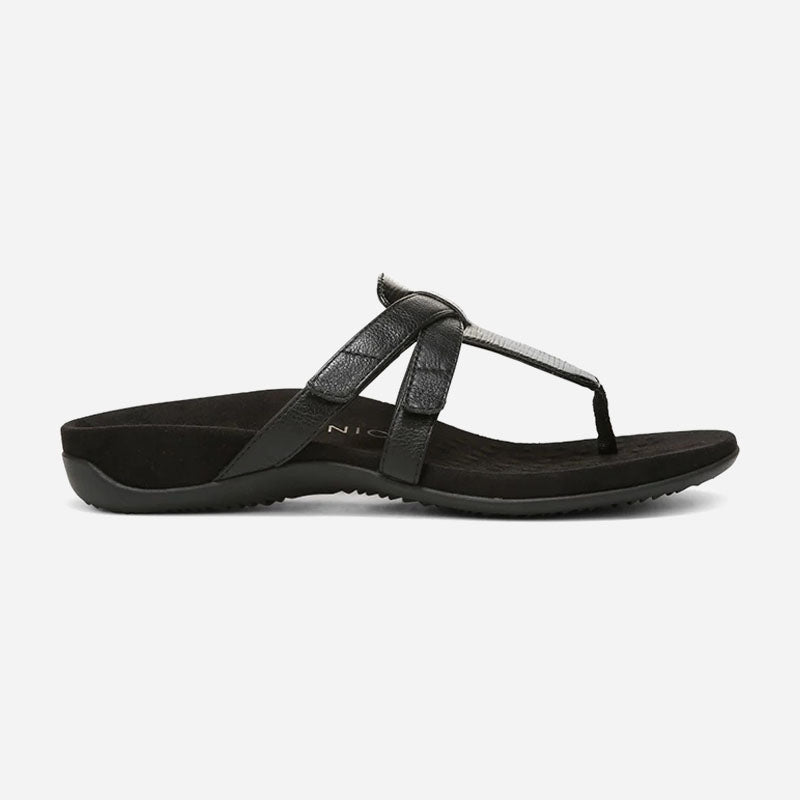 Karley Black Wavy Syn Leather