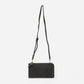 Karina Convertible Wristlet & Wallet Black Faux Suede