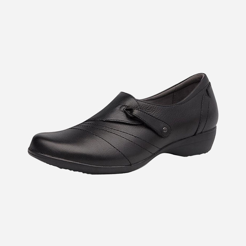 Franny Black Leather