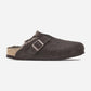 Boston Shearling Mocha Suede Leather Regular