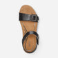 Lexa Cork Wedge Black
