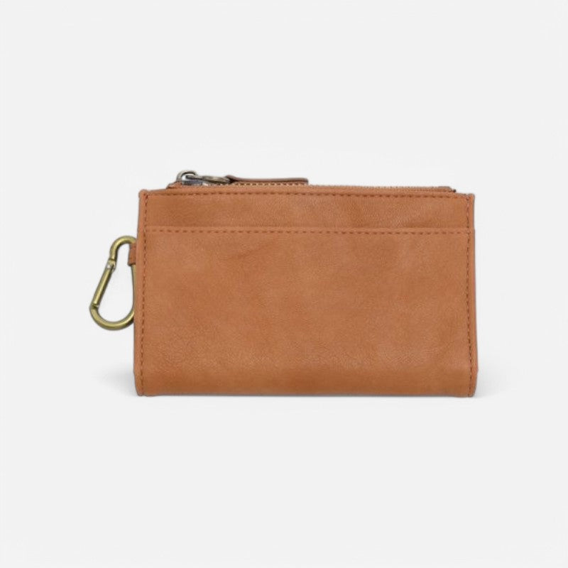 Bobbie Bifold Wallet With Carabiner Tawny