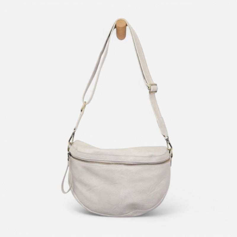 Laura Contrast Strap Sling/Belt Bag Linen