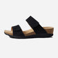 Maddy Black Milled Nubuck
