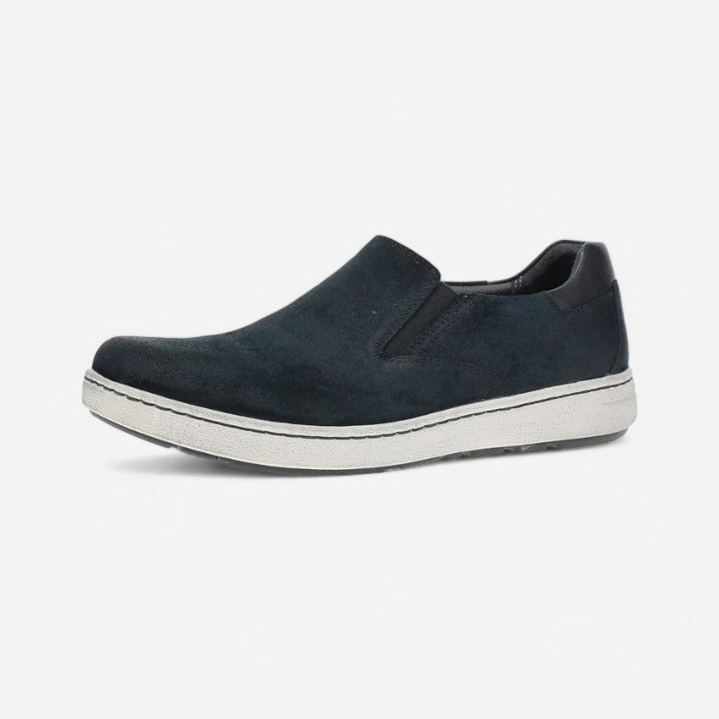 Trent Black Burnished Suede
