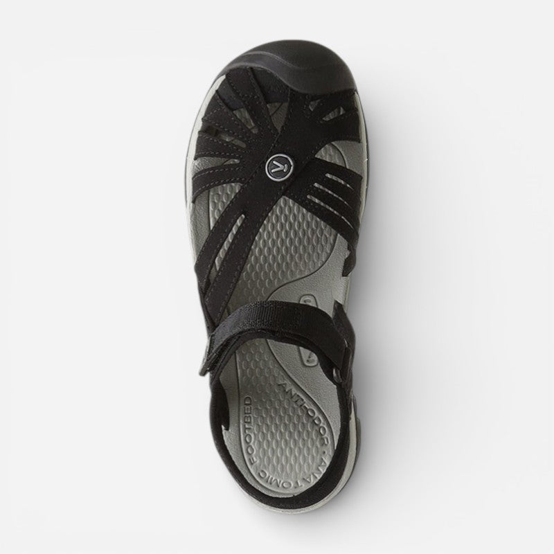 Women's Rose Sandal Black/Neutral Grey