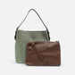 Classic Hobo Handbag Dusty Sage/Coffee