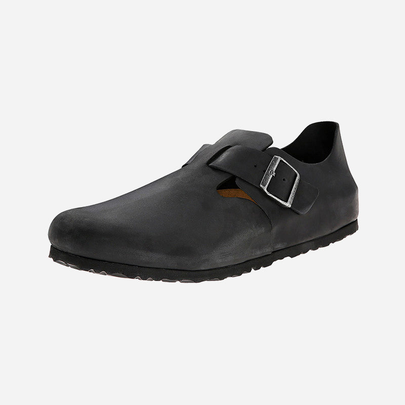 London Black Oiled Leather Regular