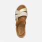 Krabi Sandal Tan/Gold Combi