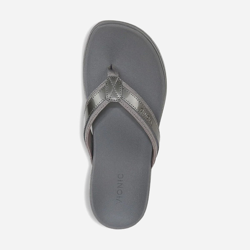 High Tide II Pewter metallic Patent