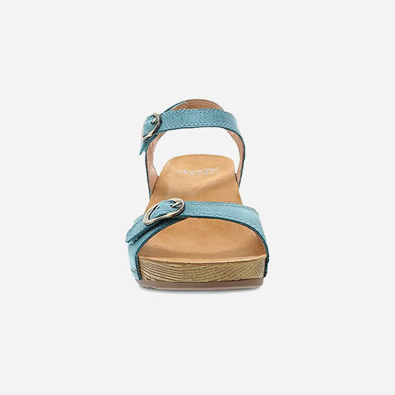 Tricia Blue Milled Burnished