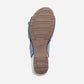 Tricia Blue Milled Burnished