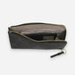 Karina Convertible Wristlet & Wallet Black Faux Suede
