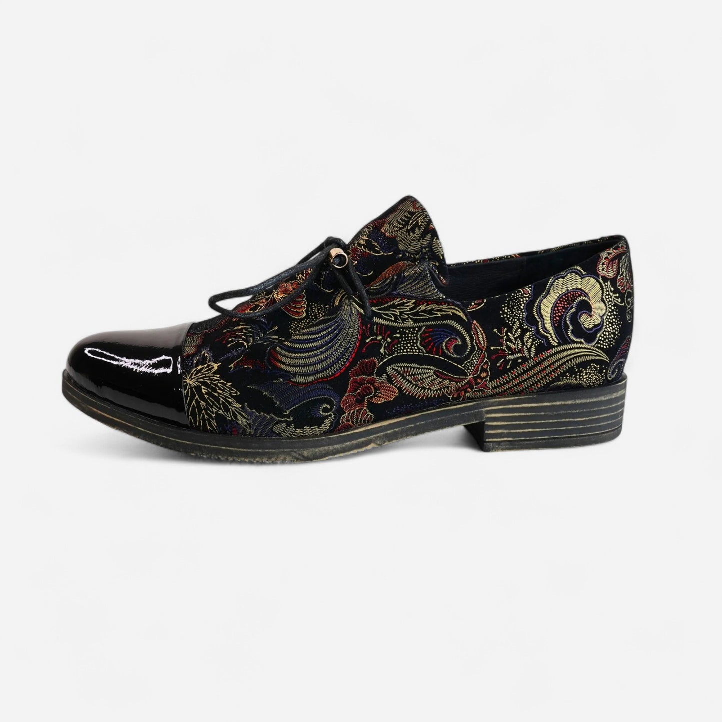 Kotty Black Regal Print/Patent