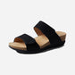 Maddy Black Milled Nubuck