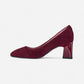 Cass Burgundy Suede