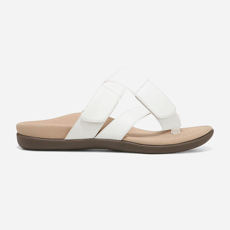 Morgan White Leather