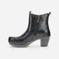Shayna Black Burnished Calf