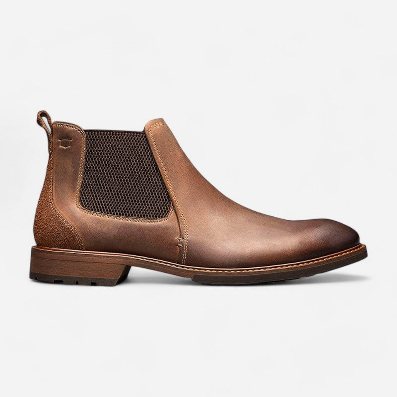 Men's Lodge Plain Toe Gore Black Charcoal